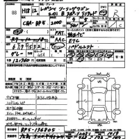 Subaru LEGACY лот № 88 оценка R  с аукциона в Японии 2