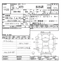 Subaru STELLA лот № 1122 оценка 3.5  с аукциона в Японии 6