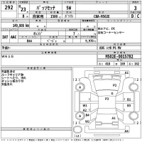Toyota PASSO SETTE лот № 292 оценка 3  с аукциона в Японии 2