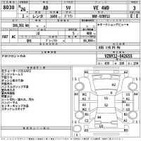 Nissan AD лот № 8030 оценка 3  с аукциона в Японии 2