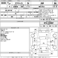 Nissan X-TRAIL лот № 8040 оценка RA  с аукциона в Японии 2