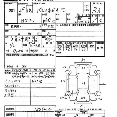 Honda VAMOS  с аукциона в Японии