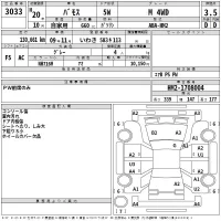 Honda VAMOS лот № 3033 оценка 3.5  с аукциона в Японии 2