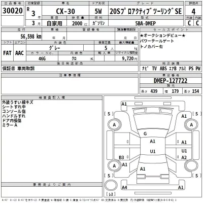Mazda CX-30  с аукциона в Японии