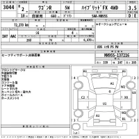 Suzuki WAGON R лот № 3044 оценка 3.5  с аукциона в Японии 2