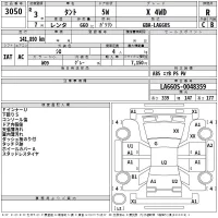 Daihatsu TANTO лот № 3050 оценка R  с аукциона в Японии 2