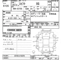 Suzuki SWIFT лот № 6105 оценка R  с аукциона в Японии 11