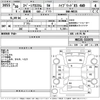 Suzuki SPACIA лот № 3055 оценка 4  с аукциона в Японии 2