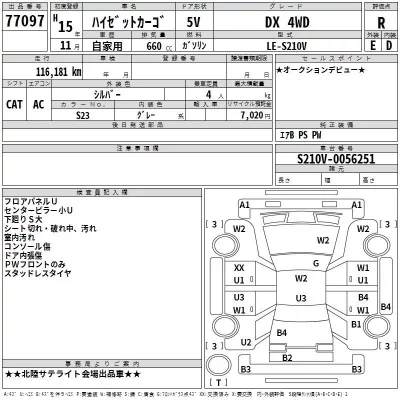 Daihatsu HIJET VAN  с аукциона в Японии