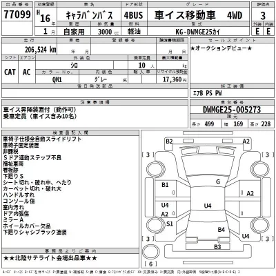 Nissan CARAVAN BUS  с аукциона в Японии