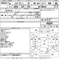 Toyota HIACE VAN лот № 76032 оценка RA  с аукциона в Японии 2