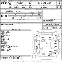 Toyota HIACE VAN лот № 76039 оценка R  с аукциона в Японии 2