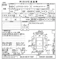 Toyota REGIUS ACE VAN лот № 30181 оценка 3.5  с аукциона в Японии 10