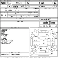 Toyota RACTIS лот № 77022 оценка RA  с аукциона в Японии 2