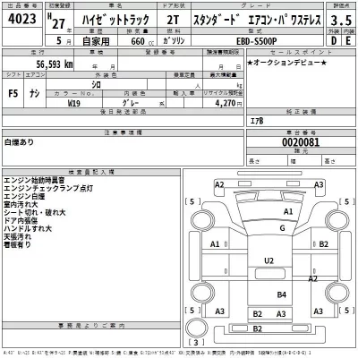 Daihatsu HIJET TRUCK  с аукциона в Японии