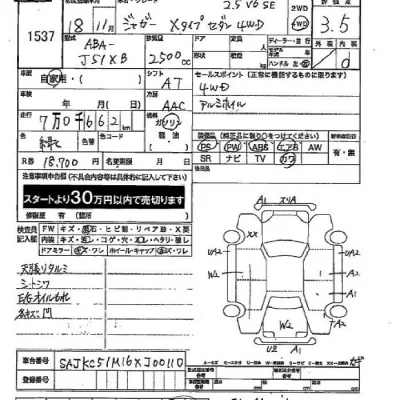 Jaguar X TYPE  с аукциона в Японии