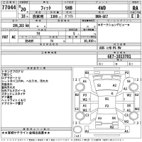 Honda FIT лот № 77044 оценка RA  с аукциона в Японии 2