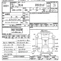 Daihatsu TANTO лот № 3001 оценка 3  с аукциона в Японии 10