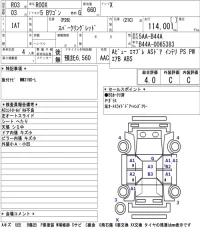 Nissan ROOX лот № 3001 оценка 4  с аукциона в Японии 5