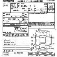 Honda ZEST лот № 3011 оценка 3.5  с аукциона в Японии 10