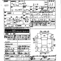 Mercedes-Benz SLK CLASS лот № 1577 оценка 3.5  с аукциона в Японии 2