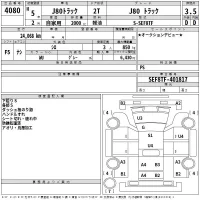 Ford J-80 TRUCK лот № 4080 оценка 3.5  с аукциона в Японии 2