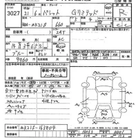 Suzuki PALETTE лот № 3027 оценка R  с аукциона в Японии 10