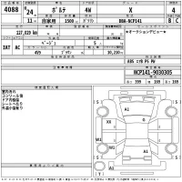 Toyota PORTE лот № 4088 оценка 4  с аукциона в Японии 2