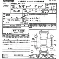 Honda LIFE лот № 3040 оценка 3.5  с аукциона в Японии 10