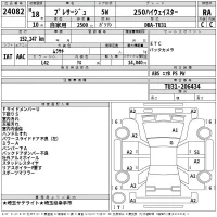 Nissan PRESAGE лот № 24082 оценка RA  с аукциона в Японии 2
