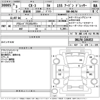 Mazda CX-3 лот № 30005 оценка R  с аукциона в Японии 2