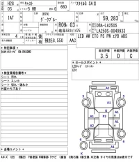 Daihatsu Cast лот № 3008 оценка 3.5  с аукциона в Японии 5