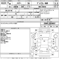 Toyota HARRIER лот № 6123 оценка 3.5  с аукциона в Японии 2
