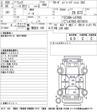 Daihatsu WAKE лот № 3052 оценка 4  с аукциона в Японии 5