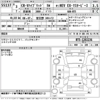 Honda CR-V лот № 55137 оценка 3.5  с аукциона в Японии 2