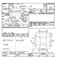 Suzuki MRWAGON лот № 3001 оценка 3.5  с аукциона в Японии 2