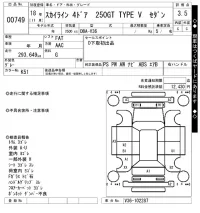 Nissan SKYLINE лот № 749 оценка 3.5  с аукциона в Японии 7