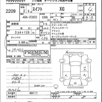 Suzuki SWIFT лот № 2209 оценка 4  с аукциона в Японии 5