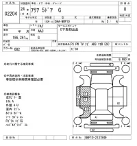 Toyota AQUA лот № 2204 оценка 0  с аукциона в Японии 3