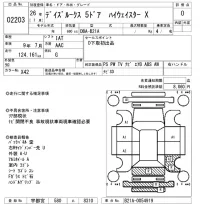 Nissan DAYZ ROOX лот № 2203 оценка 0  с аукциона в Японии 3
