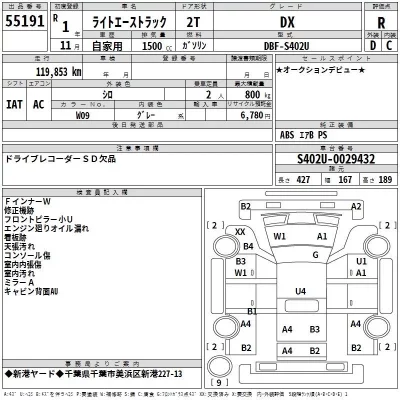 Toyota LITE ACE TRUCK  с аукциона в Японии