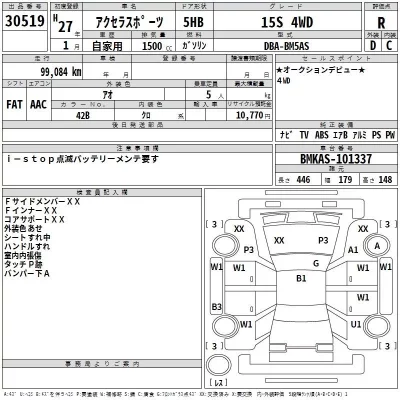Mazda AXELA  с аукциона в Японии