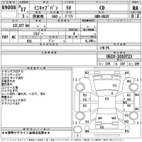 Mitsubishi MINICAB VAN лот № 89008 оценка RA  с аукциона в Японии 2