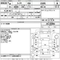 Nissan TEANA лот № 89028 оценка R  с аукциона в Японии 2