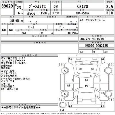 Daihatsu Boon  с аукциона в Японии