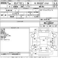 Honda STEP WAGON лот № 89046 оценка 3.5  с аукциона в Японии 2
