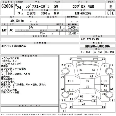 Toyota REGIUS ACE VAN  с аукциона в Японии