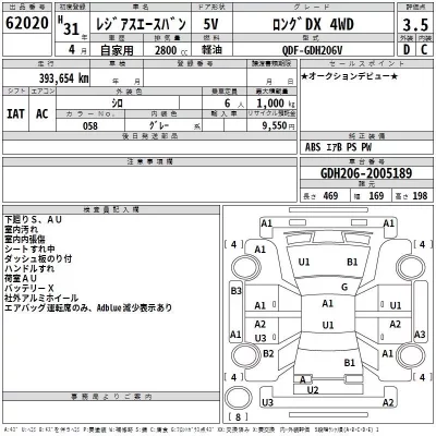 Toyota REGIUS ACE VAN  с аукциона в Японии