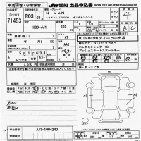 Honda N VAN лот № 71453 оценка 4  с аукциона в Японии 9