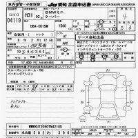 BMW MINI лот № 4119 оценка 4  с аукциона в Японии 9